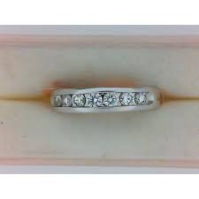 Lady's Channel Wedding Band 001-110-02311 14KW | Van Scoy Jewelers | Wyomissing, PA
