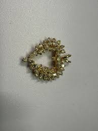 Yellow Gold Diamond Heart Pendant For Sale at 1stDibs