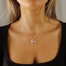 Sterling Silver Pony Necklace - Etsy