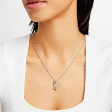 10K Solid White Gold Eagle Charm | Banter