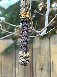 Brass TOAD Bead EDC 550 Paracord Lanyard, Frog Amphibian ...