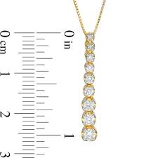 Marilyn Monroe™ Collection 3/8 CT. T.W. Journey Diamond Pendant in 10K Gold | Zales Outlet