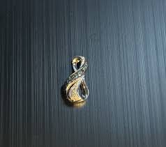 Blue & White Diamond 925 Pendant Bradford Exchange COA ...