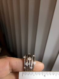 6.Vintage THL Sterling 925 White CZ Crystal Five Open Rib Ring 8.5g, 7s | eBay