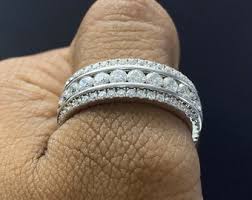 IGI Certified Lab Grown Diamond Unisex Band: 14K White Gold ...