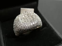 SJM Designer 14K Yellow Gold & Diamond Cocktail Square ...