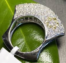 Vintage Diamond Sapphire Saddle Ring Estate Fine Jewelry PreOwned 18K Gold $9025 | eBay