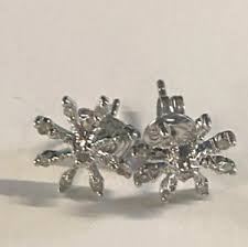 LADIES 10 KT WHITE GOLD .10 CTS NATURAL DIAMOND 1/4 ...