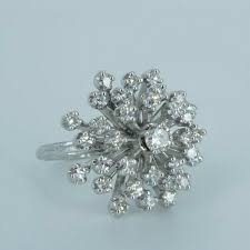 Women's 14k White Gold Dinner/Cocktail Ring | eBay