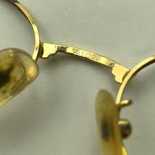 Vintage Eyetel Leaf Gold Metal Oval Sunglasses Eyeglasses ...