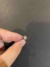 Platinum Pt950 Signed IOBI Round Stone 0.5Ct Stamp Ring Size: 5 | eBay