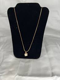 Women's Gold Necklace With Pendant - Etsy