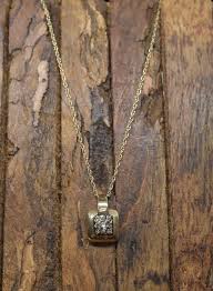 14k Diamond Pave Square Pendant and Necklace. st(74/75 ...