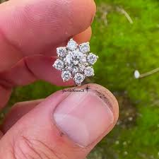 Flower Style Antique Vintage Ring, 1.00CT Round Cut ...