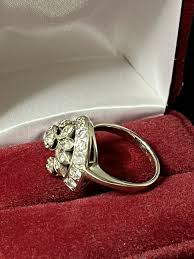 Antique 1900s 14k Gold Natural Cut Diamonds Decorated ...