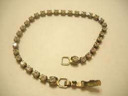 Vintage Clear Rhinestone Tennis Bracelet (3374) - Etsy