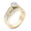 1-1/2 CT. T.W. Diamond Frame Bridal Set in 14K Gold | Zales