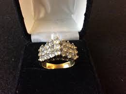 Lot - 14k Diamond Ring