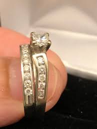 1cttw helzberg Diamond Gold Ring Set