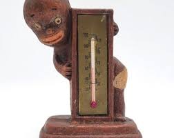 Dapper Dan the Weather Fan VTG Handcrafted Thermometer 1949 ...
