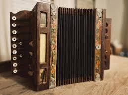 Antique Concertina Accordion by Pasquale Ficosecco. C. Late 19th Centu – Bowerbird Vintage
