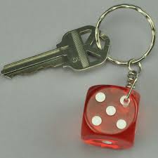Shop for and Buy Crystal Dice Key Chain at Keyring.com. Large selection and bulk discounts available.