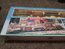 Vintage 1994 171L Dickensville Christmas Train Set Station w/ Sound Never Opened | eBay