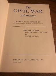 The Civil War Dictionary, Boatner 1969 6th Printing McKay | eBay