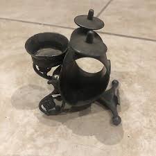 Antique 1800's Rare Silver Plate Salt Cellar Figural Napkin ...