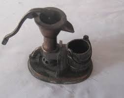 Miniature Metal Black Egg Beater, Water Pump, Antique Crank ...