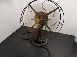 Vtg Western Electric Brass Blade Oscillating Electric Fan 13 ...