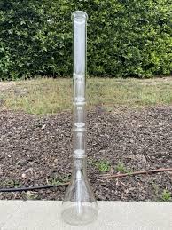 27"inch Beaker 5mm Thick Water Pipe Bong Clear with three ...