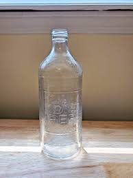 Vintage 70's Embossed Pepsi Cola Glass Bottle - 16 Fl Oz ...