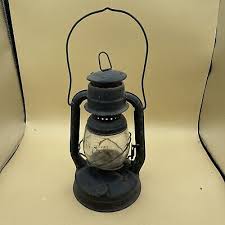 Vintage Black Dietz Little Wizard NY USA Lantern Clear Loc Nob | eBay