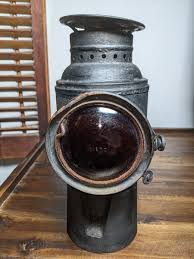 Antique Dietz Driving Lamp Lantern Military WW I Red Eye ...