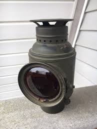 Vintage Dietz Red Lens Military? Kerosene Lantern with ...