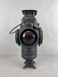 Sold at Auction: Adlake Chicago Railroad Train Switch Lamp