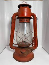 Vintage DIETZ No. 20 Red Kerosene Junior Lantern Lamp with ...
