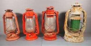 Vintage Dietz And Sun Kerosene Lanterns, Qty 4 - Mayo ...
