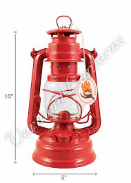 Feuerhand Hurricane Lantern German Made - Red | Vermont Lanterns