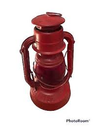 Vtg Antique Dietz Red Little Wizard Lantern NY USA Red ...