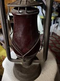 Vintage Dietz ( Buckeye ) Victor Wagon Lantern with Red Glass | eBay