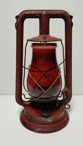 Vintage Paulls lantern no 0 Red Globe | eBay