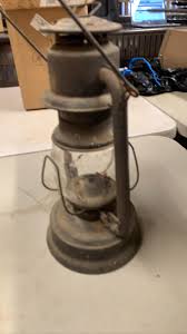 Sold at Auction: Vintage Kerosene Lamp