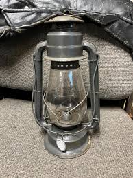 vtg 1937 Dietz junior sanskrit gray railroad lantern cold ...