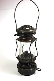 Antique DIETZ SCOUT Skater's Lantern Oil Lamp H4 Clear Glass ...