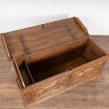 18th Century Oak Trunk or Coffer, Denmark For Sale at 1stDibs