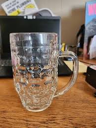 German Stein PAULANER MUNCHEN 1 Liter Dimpled Munich Beer Glass Mug | eBay
