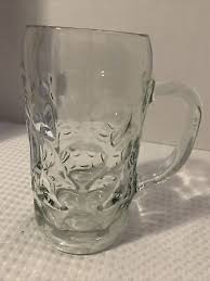 Vintage Lowenbrau Munich 1L Heavy Glass Beer Stein Mug Tankard Liter Thumbprint | eBay