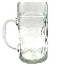 Paulaner Munchen 1 Liter Dimpled German Oktoberfest Glass Beer Mug | eBay Australia